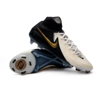 Football Boots Phantom Luna II Elite FG White-Black-Mtlc Gold Coin