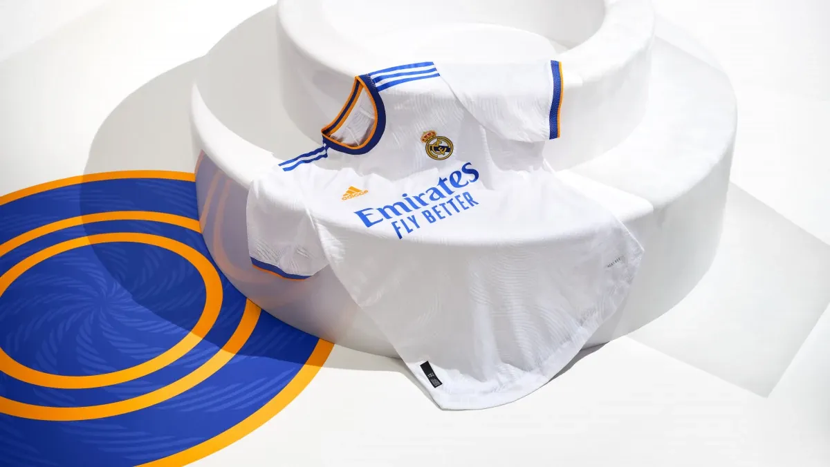 The new Real Madrid football jersey