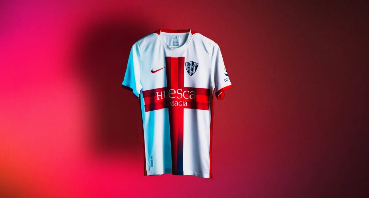 The SD Huesca St George's Cross jersey