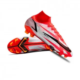 Bota Mercurial Superfly 8 Elite CR7 FG Chile-Black-White-Ghost-Total Orange
