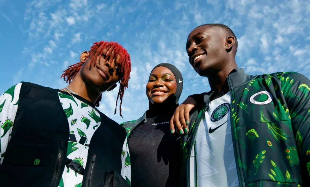 This is the new Nigeria kit by Nike