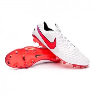 Football Boots Tiempo Legend VIII Elite FG White-Flash crimson-Photon dust-Black