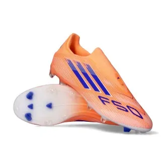 Football Boots F50 League LL FG/MG Beam Orange-Lucid Blue-White