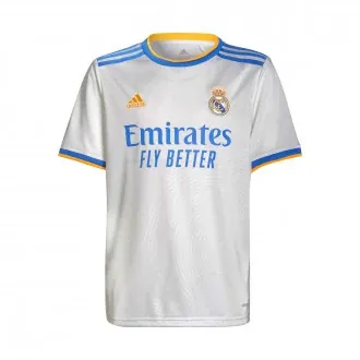 T-Shirt Kids Real Madrid Home Jersey 2021-2022 White