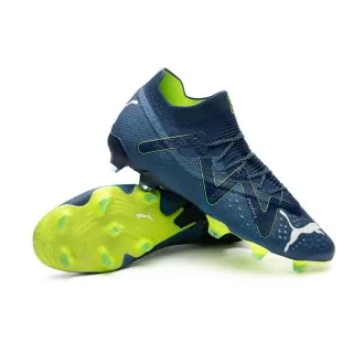 Football Boots Future Ultimate FG/AG Persian Blue-White-Pro Green