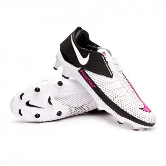 Football Boots Phantom GT Academy Flyease FG/MG White-Pink blast-Black