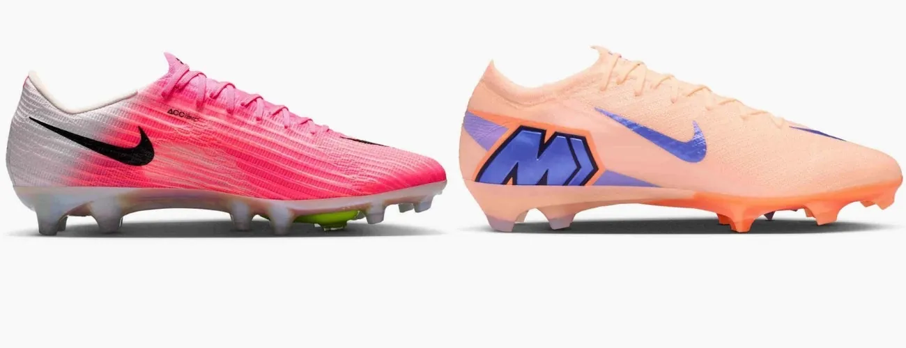 Nike Mercurial Vapor 16 and Nike Zoom Superfly 11