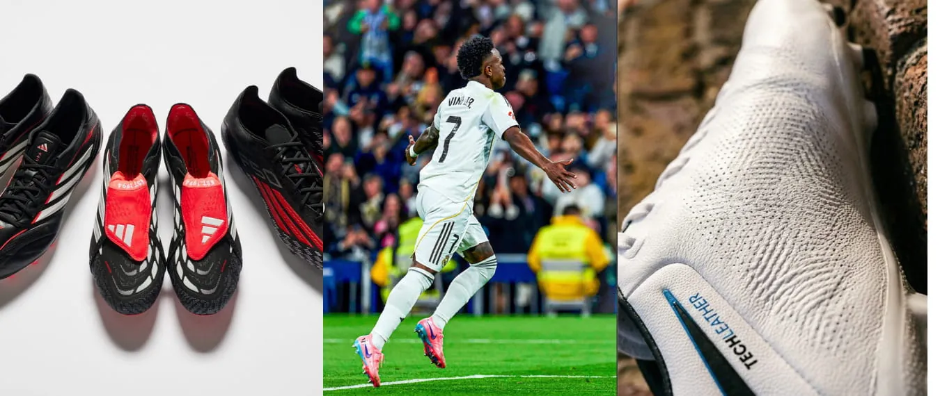 Adidas Predator Elite, Nike Zoom Vapor 16 Vini Jr, Techleather Nike