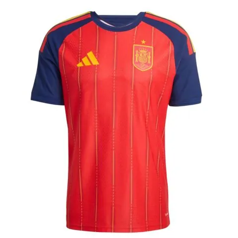 Spain 2026 national team jersey red and deep blue