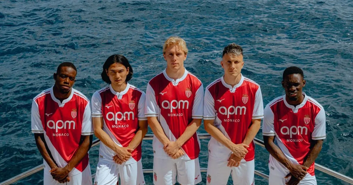 AS Monaco Unveil First-Ever Mizuno Home Kit