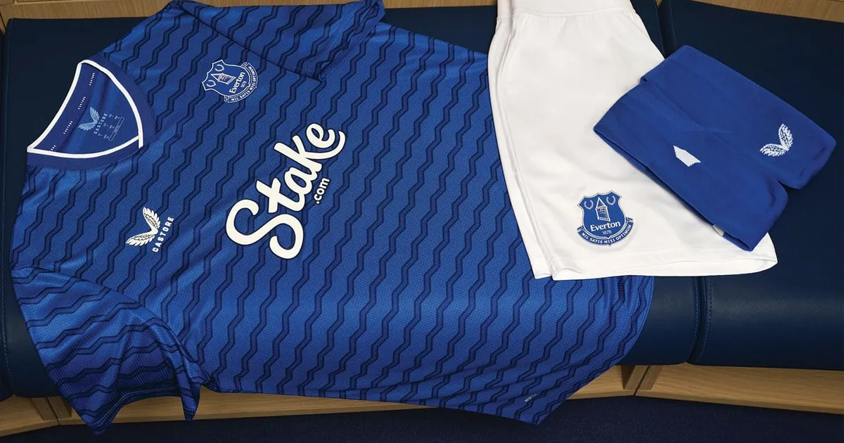 Everton & Castore Pay Tribute To Their New Home With A Fresh 2025/26 Home Kit