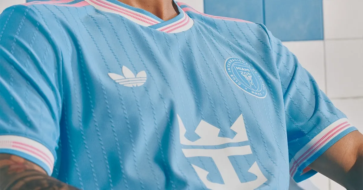 Inter Miami & adidas Unveil Dazzling 2025 Third Kit Design In Bold Miami Blue