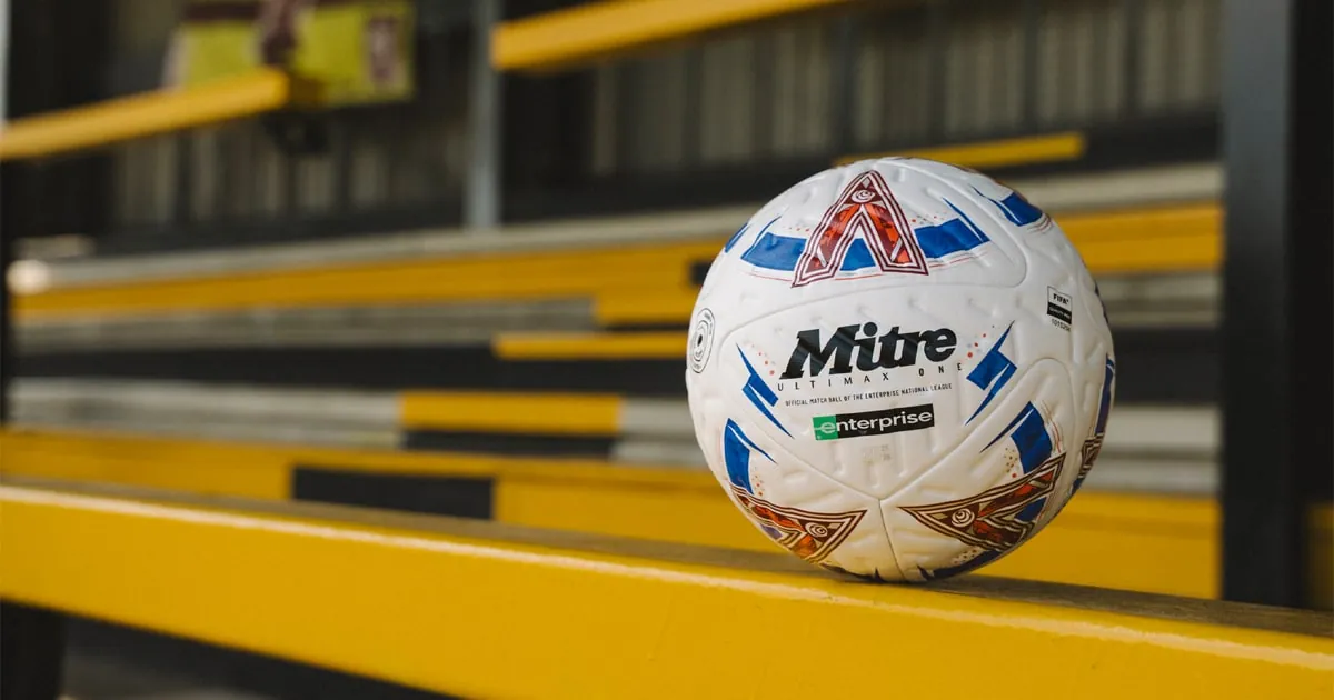Mitre Lands In The National League With Bespoke Ultimax Ball For 2025/26 Season