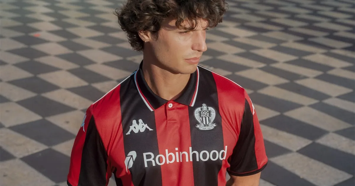 OGC Nice Unveil Refined 25/26 Home Shirt With Kappa