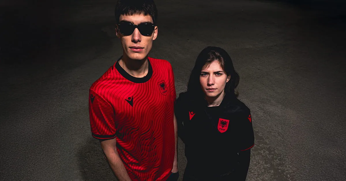 Precision Printwork Meets National Pride as Macron Drops Albania’s 2026/27 Shirts