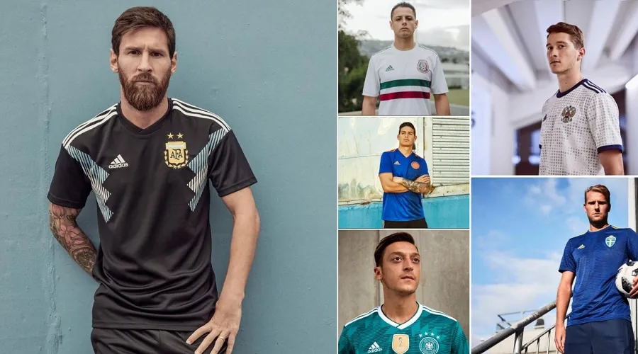 9 Away Kits Released By adidas For World Cup 2018