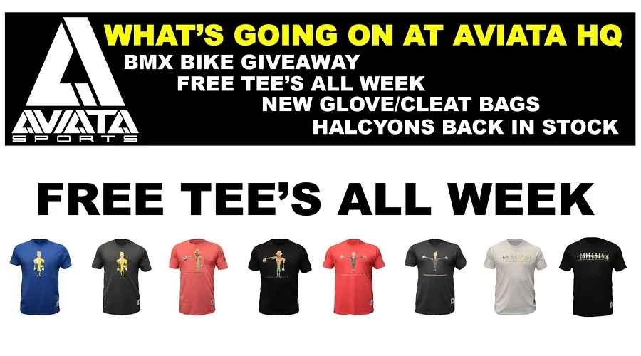 Aviata Sports – Free T-Shirt PLUS $400 BMX Giveaway Details