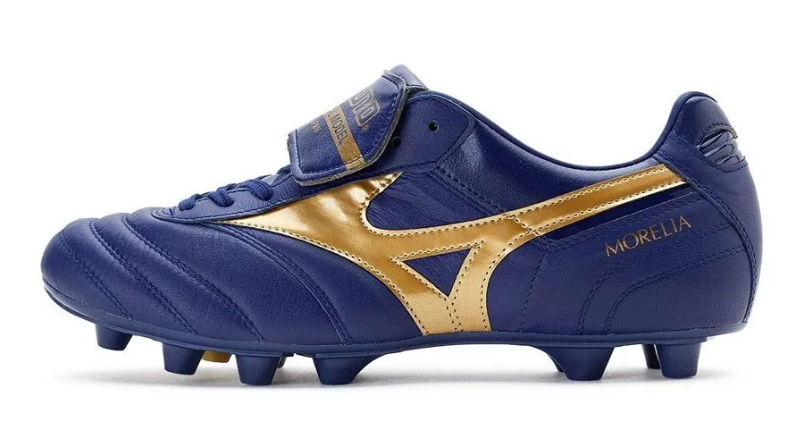 Mizuno Morelia II MIJ in Navy/Gold Released