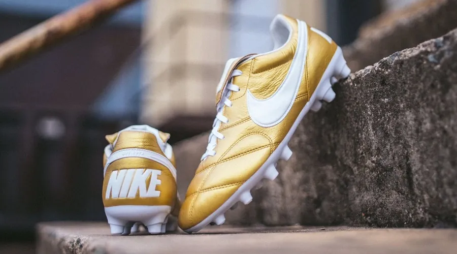 Nike Drop Ronaldinho Inspired Premier II in “Metallic Gold”